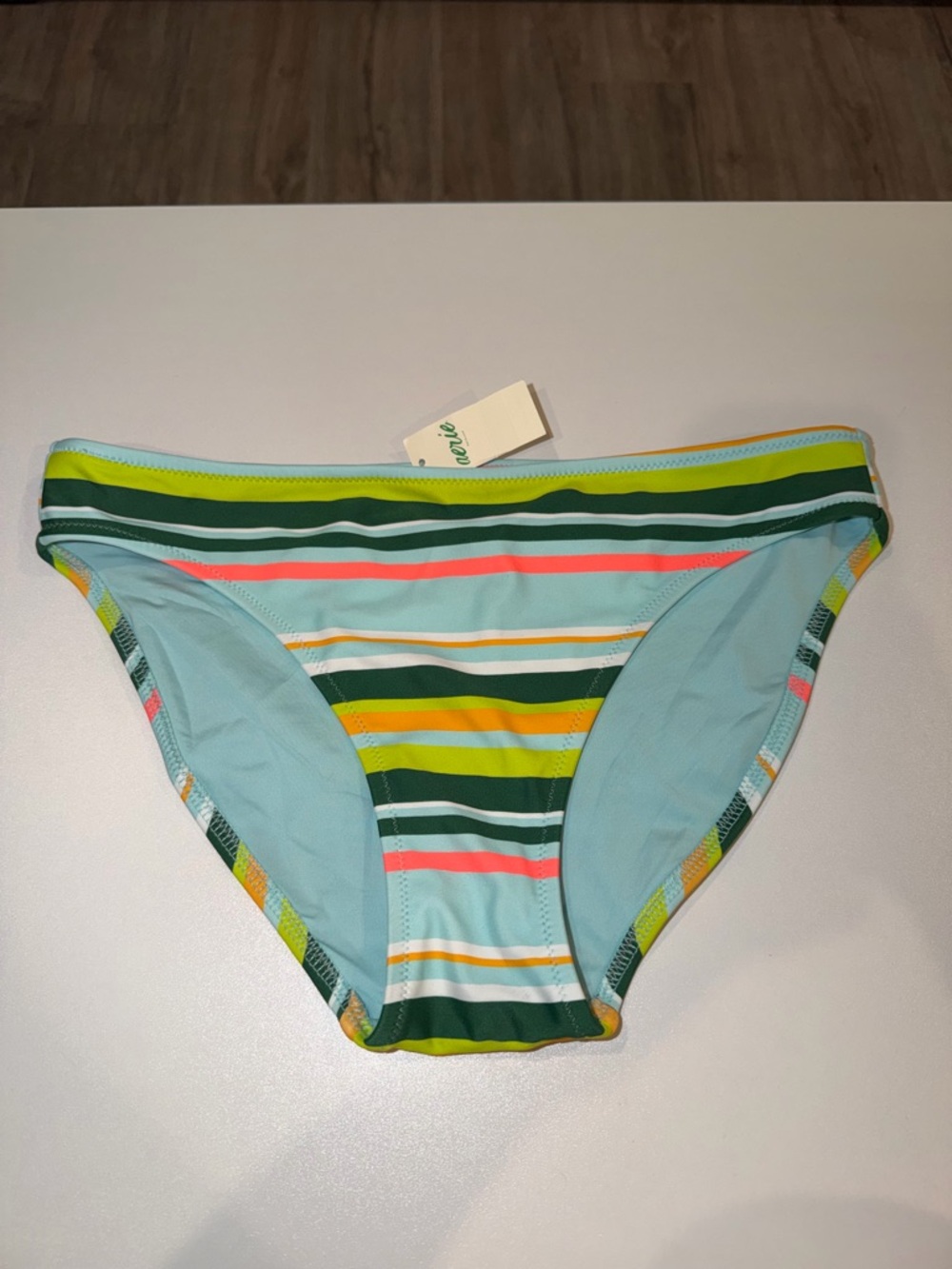 NWT Women’s Aerie Striped Bikini Bottom - Size Small